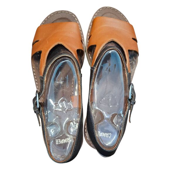 CAMPER Pim Pom Leather Sandals Womens Size 11 New in Box - Picture 5 of 9